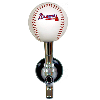Atlanta Braves Baseball Tap Handle